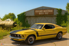 1:18 Highway 61 - 1969 Ford Mustang Boss 302 Gelb - Ersatzteile - Spare Parts