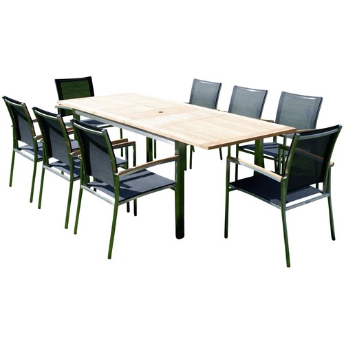 Gartengarnitur edelstahl teak - gartengarnitur,