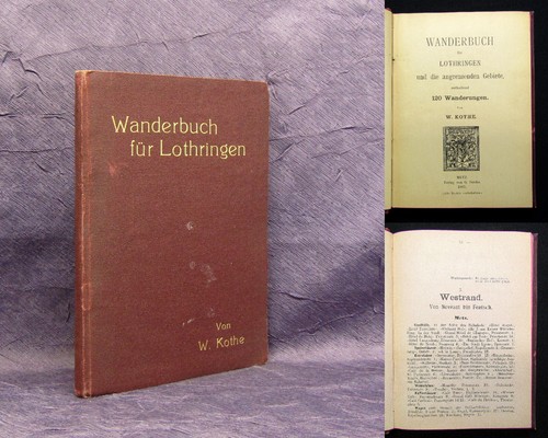 Kothe wanderbuch lothringen - kothe,