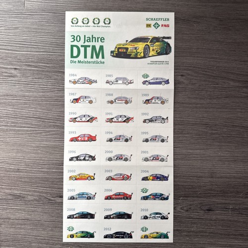 Aufkleber jahre dtm - aufkleber, 30