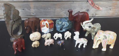 Alte elefanten figur aus - elefanten,