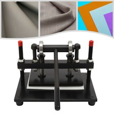 38*31cm Manual Leather Die Cutter Steel Plate Press Cutting Embossing Machine ~