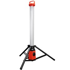Grafner Arbeitsstrahler 360° LED Tower Standleuchte 7500LM Baustrahler Lampe
