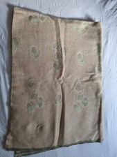 Vintage 100% Lammwolle Grün /