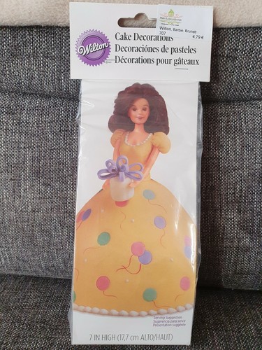 Tortenfigur barbie brünett - barbie,