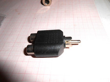 Y - Verteiler 1x Cinch Stecker,  auf 2x Cinch Buchse