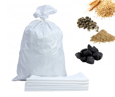 ⭐ PP Gewebesäcke Getreidesack Laubsack Beutel Größ / Farbe wählbar Sandsäcke