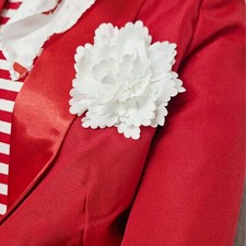 Ansteckblume weiß Dahlie