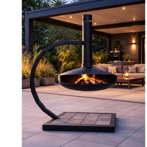 Moderner designer gartenkamin - moderner, designer-gartenkamin