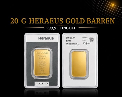 Goldbarren 20g gramm 999 9 - /gramm, 999.9