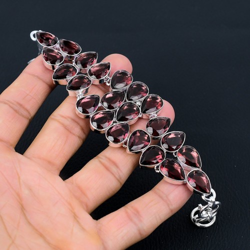 Armband mit roter granat - armband,