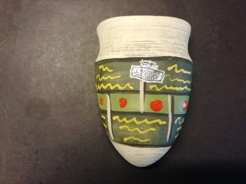 Alte bay keramik wandvase - keramik, 50er