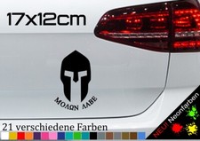 Sparta Helm Sticker Molon Labe Greek Griechenland Antike Oem Brave JDM 17x12cm