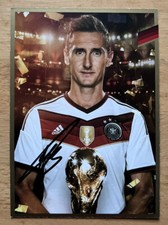 Miroslav Klose dünne AK DFB 2014 Gold Edition Autogrammkarte original signiert