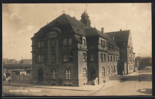 Ansichtskarte aschaffenburg - ansichtskarte,