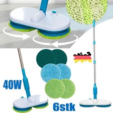 Floating Mop Elektrischer Bodenwischer Akku Mopp Wischer mit 6 Rotierenden Pads