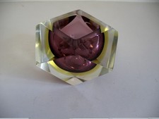 Murano ascher schale - murano,