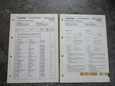 BLAUPUNKT  Autoradio  Marburg  CR  7630930   Manual ,Schaltbild , Ersatzteillist