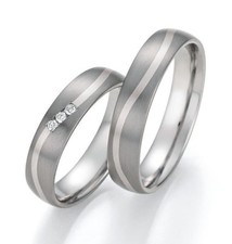 585Gold - Titan Eheringe +