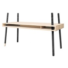 CASPAR Fichte höhenverstellbarer Design-Schreibtisch Tisch von PERLUDI