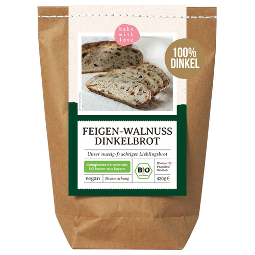 Bio feigen walnuss dinkelbrot - bio, feigen-walnuss