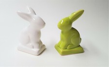 Keramik Hase 8,5cm weiß o