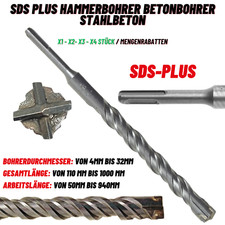 SDS Plus Betonbohrer Ø6–32
