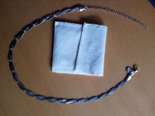 purelei kette siber mit Steinchenbesatz 36cm+10cm