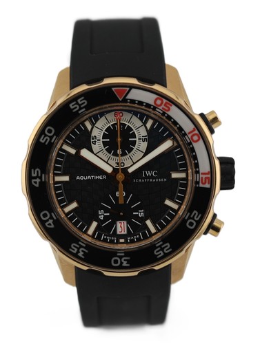 Iwc aquatimer chronograph 18k - aquatimer,