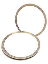 Winterling Roslau Bavaria Kuchenteller Vintage Beige Gold Porzellan 19.5cm