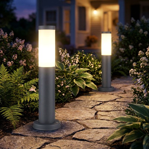 Edelstahl sockel lampen - sockel,