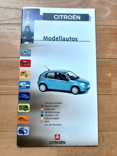 Citroen modellautos katalog - citroen,