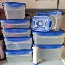 9 Lock und Lock Dosen mit Vauumpumpe