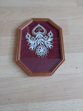 Klöppelspitze Wandbild Rahmen