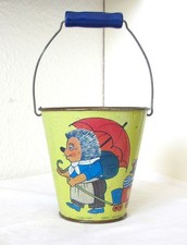 Sandeimer Blecheimer, Bilder: Igel + Elefant - Spielzeug DDR 1970 / 1980