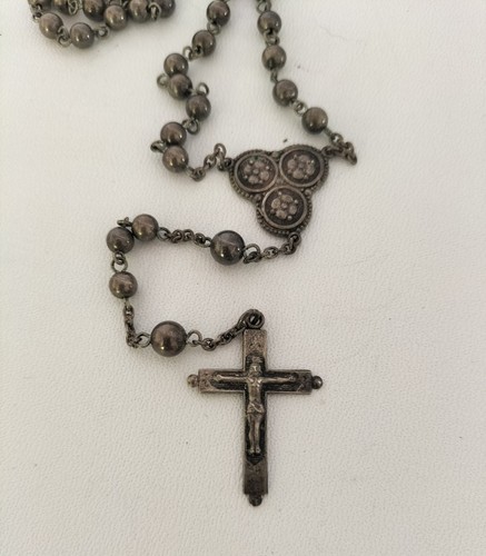 Antiker rosenkranz silber - antiker,