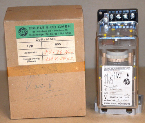 Eberle zeitrelais typ 605 - typ,