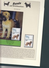 Hunde 4x Lindner Alben mit über 130 Vordruckseiten OHNE BRIEFMARKEN ! nur wenige