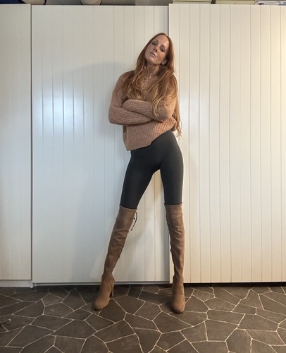 Overknee stiefel braun neu - overknee,