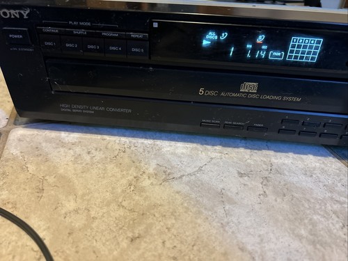 Sony cdp c425 fach - sony, 5-fach