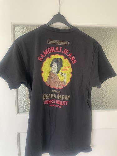 Samurai jeans tshirt - tshirt, schwarz