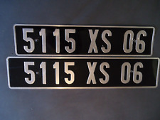 2 OLDTIMER Nummernschild Kfz
