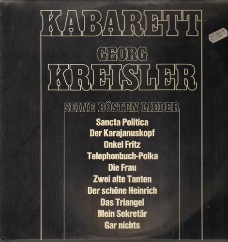 Georg kreisler seine bösten - kreisler,