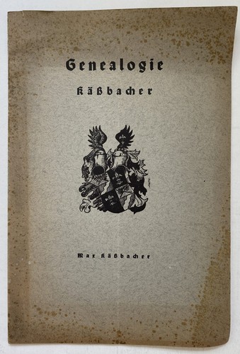 Max käßbacher genealogie - -,