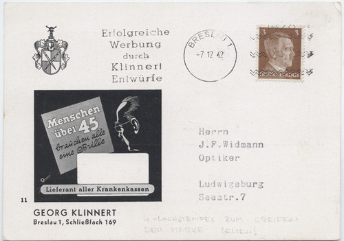 Deutsches reich 1942 - reich, pk