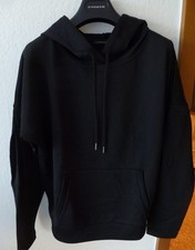 Damen-Hoodie von Strenesse, Kunstfaser/Baumwolle, Gr. 38, Schwarz,  neu o. E.