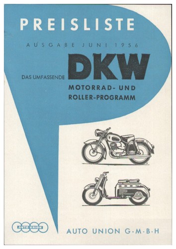 Y1949 dkw motorrad - dkw, und