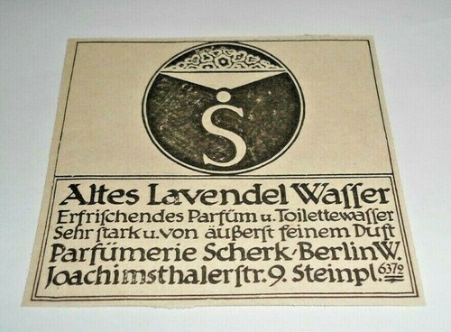 Uralte kleine reklame werbung - kleine,