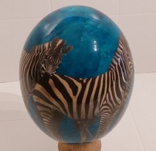 Straußenei handbemalt