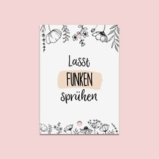 50 Wunderkerzen Schilder